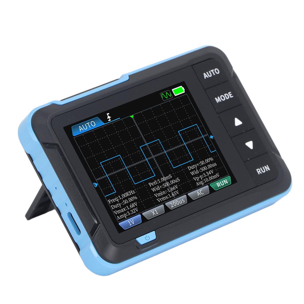 Handheld Digital Oscilloscope 2.8 Inch TFT 5.0MSs High Sampling Rate 1M Bandwidth Portable