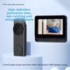 2.4G HD Камера дверного звонка 4.3-дюймовый IPS экран Умный дверной звонок Дом Офис Квартира Видеодомофон Дверная камера