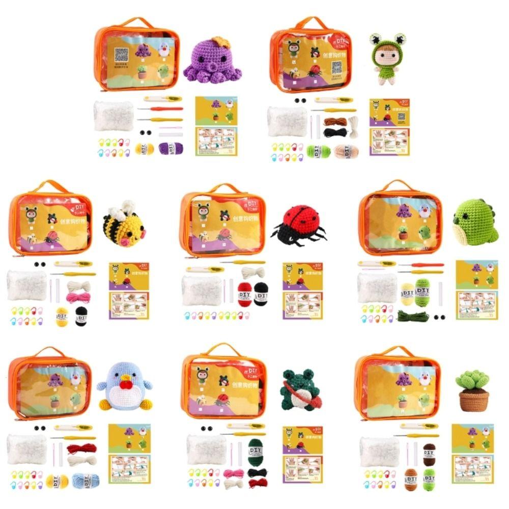 DIY Handmade Doll Knitting Kits DIY Doll Crochet Kit Arts,Crafts & Sewing Hand Knitting Beginner