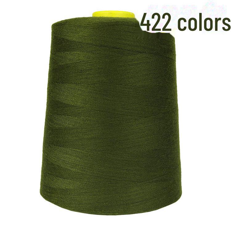 402 High-Speed Polyester Sewing Thread, 8000 Yards, Black & White for Industrial Sewing Machines