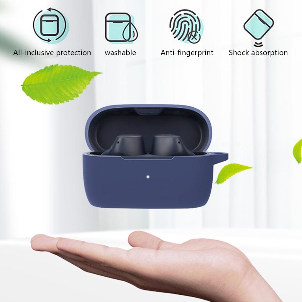 Совместимость с чехлом для наушников Jabra-Elite 3. Силиконовый защитный чехол. Ударопрочный корпус с защитой от пыли. Моющийся корпус.