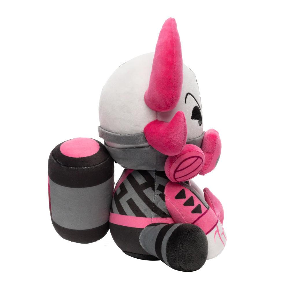 22CM Phighting Pink Bull Doll Bull Simulation Plush Doll Suitable for Fans to Collect Home Decoration