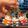 3D Cartoon Lucky Cat Keychain - Cute Couple Bag Charm & Gift