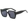 Retro personalized sunglasses women's new trendy Internet celebrities street photo styling glasses big face leopard print sunglasses