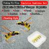 5/10Pcs/With Flies Box-Dry Fly Floating Bumblebee Fishing For Carp/Trout Fly Lure Bait Carbon Steel Hook-Size#10