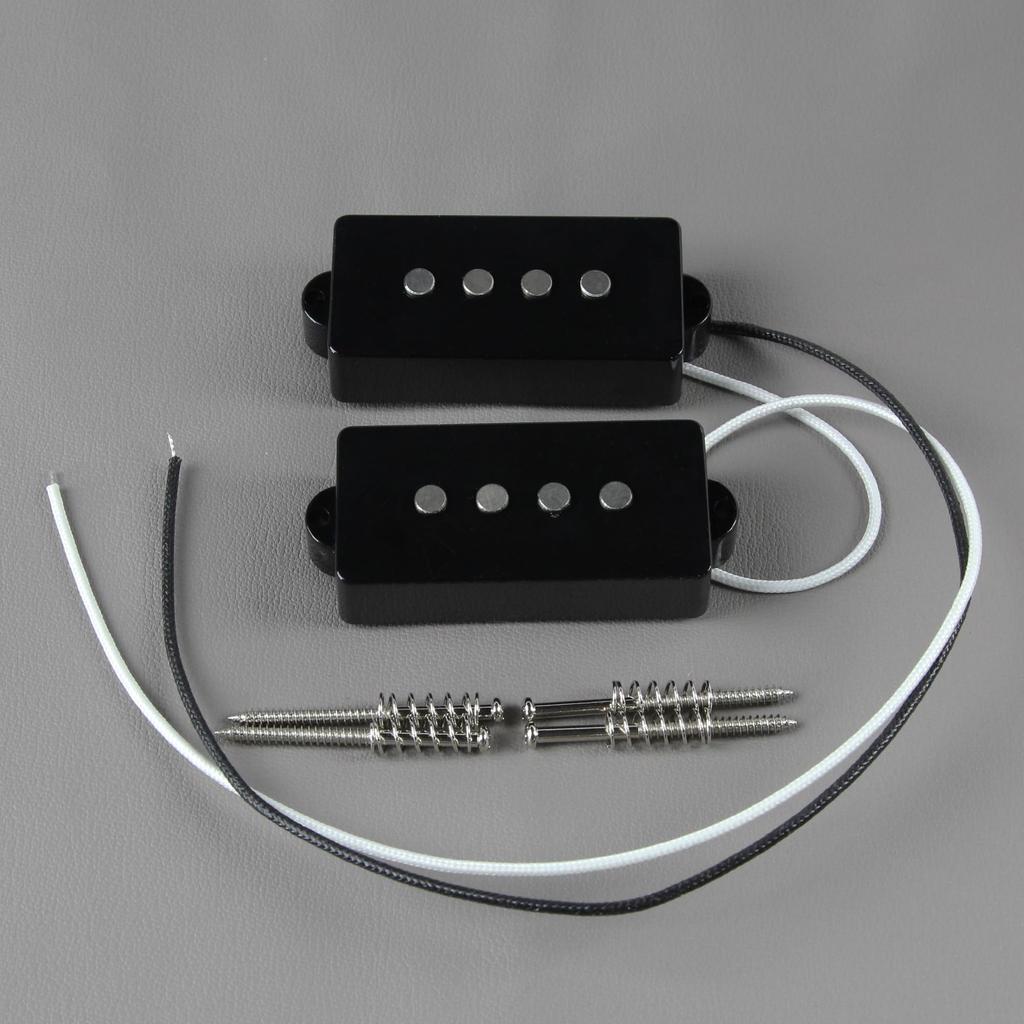 FLEOR Alnico 5 P Басовый звукосниматель Хамбакер для P-баса Замена 4-струнный