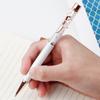 1 шт. шариковая ручка Lytwtw's Flow Oil Flower Wedding Metal Copper Quicksand Pen Office School Канцелярские принадлежности Rose Gold Gift