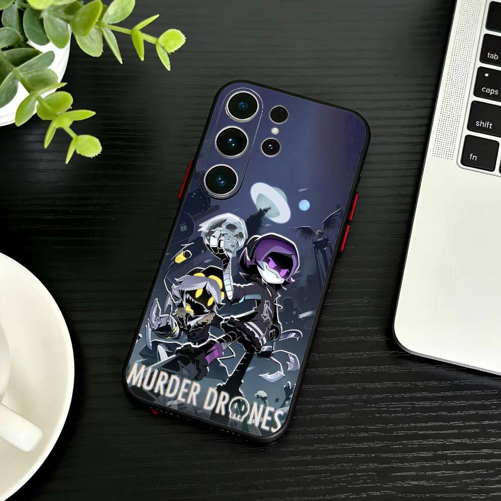 Game M-Murder N V J Drones  Phone Case For Samsung S26,S25,S24,S23,S22,S30,S21,Ultra,Plus,FE 5G Black Soft Cover