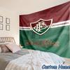 Custom Name Fluminense Club Crest Printed Tapestry, for Bedroom,Livingroom, dormitory, Large Wall Decor, Fabric Decor Fan Birthday Gifts