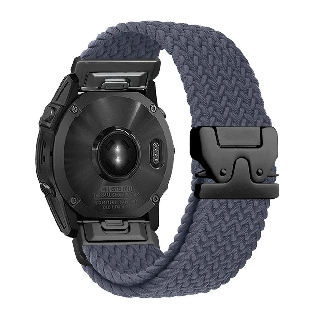 Быстросъемный ремешок 26 22 20 мм для Garmin Fenix 8 7 Pro 7S 6 5X 5Plus Tactix 8 7 Парашютный нейлоновый браслет correa Fenix 8 band 43 мм