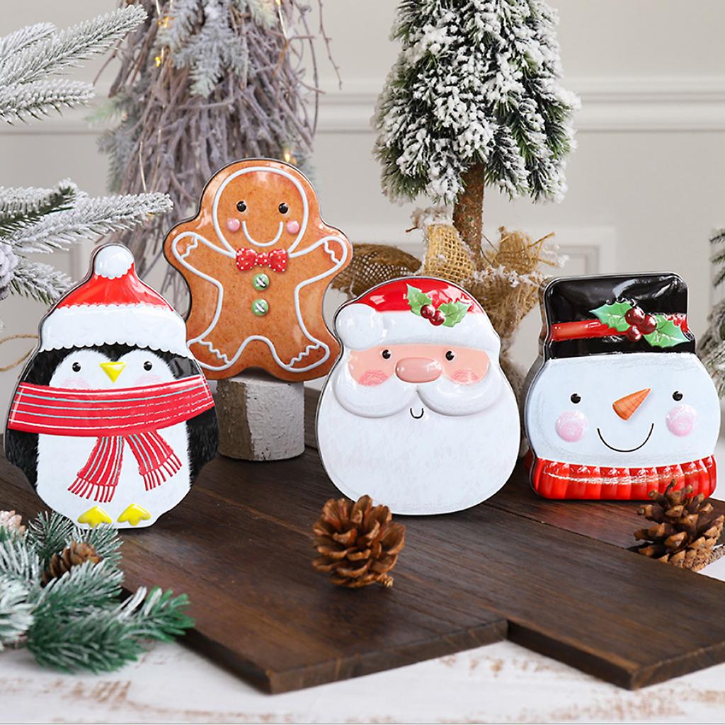 Конфетница большой вместимости, прочная, многоцелевая, металлическая банка для подарков