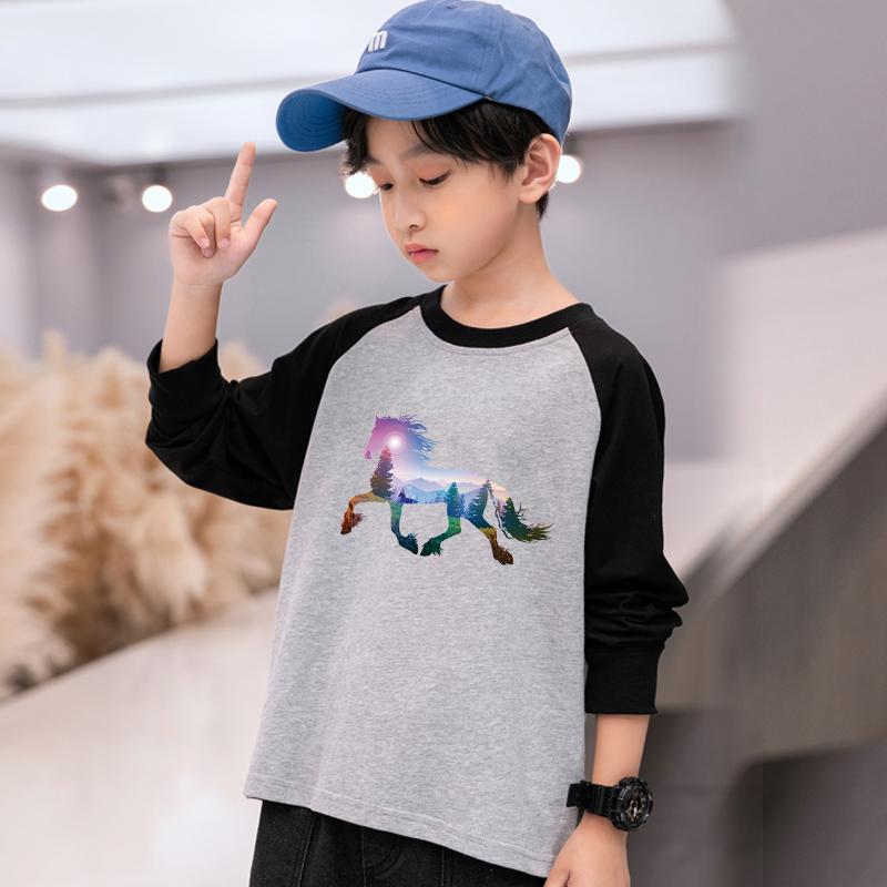 Цветные нашивки с лошадьми и животными, наклейки на одежду, новый дизайн, термотрансферная аппликация «сделай сам», горячая слеза