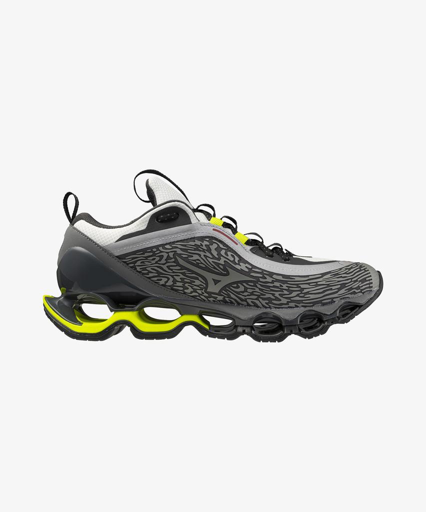 Mizuno (Universal) Wave Prophecy 13.2 - Quiet Shade: Vibrant Green:Gf White / D1Ga261301