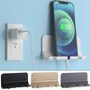 Support Cable Organizer Hanger Shelf Mobile Phone Mount Bracket Hanging Stand Wall Charger Holder