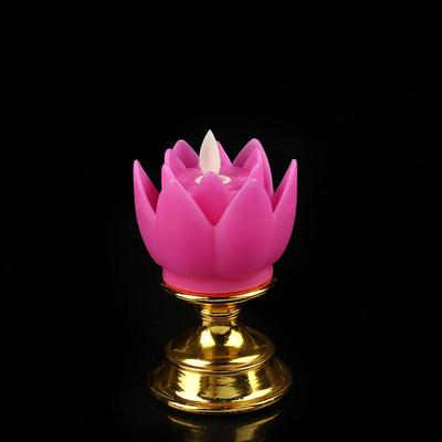 Светодиодная лампа Lotus, цветная светодиодная, мягкий естественный свет, реалистичная, безопасная, без запаха, прочная лампа Будды для