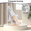 Kids Toilet Training Seat with Adjustable Height Ladder Foldable Step Stool Non-Slip