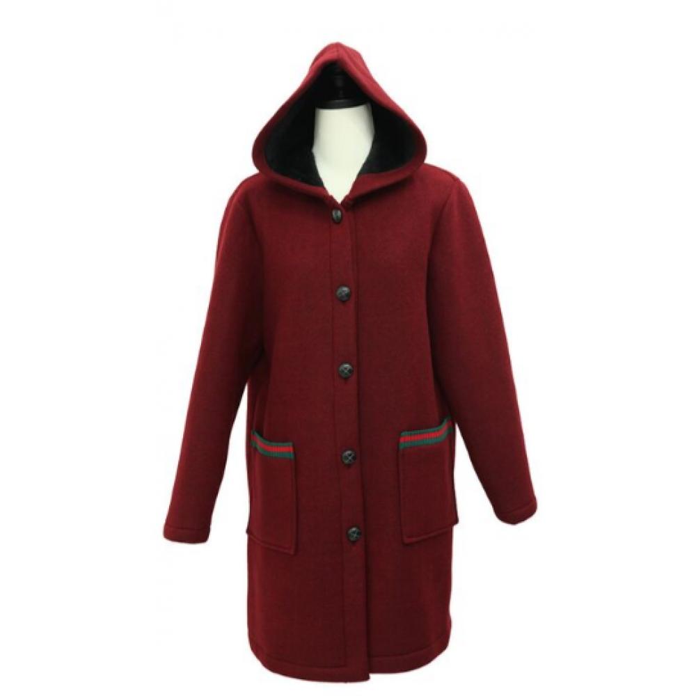 Shiz Madam Hooded Coat With Pockets J31604
