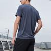 Футболка Li Ning Training Series Quick-Dry с круглым вырезом, повседневная, с коротким рукавом, мужская, серая ATSQ059-7
