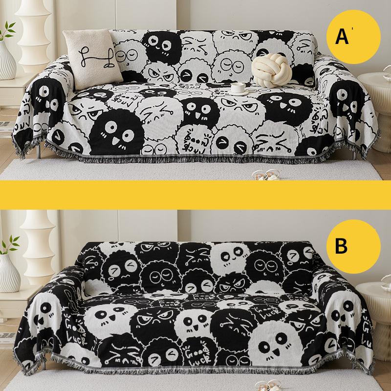 Предотвратить царапины кошек Толстые кисточки Накладка на диван Полное покрытие Домашний Водонепроницаемый Чехол на диван Гостиная Диваны Плед Чехол для мебели