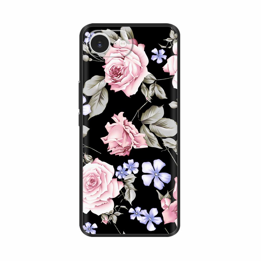 For iPhone 16e Case Black Silicone Painted Case For iPhone 16e Cover TPU Anti-drop Phone Protector Cover For iPhone 16 E Cases