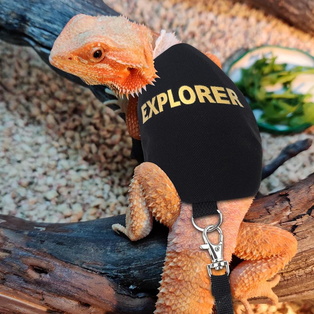 Регулируемый поводок-шлейка для рептилий и ящериц для выгула на улице