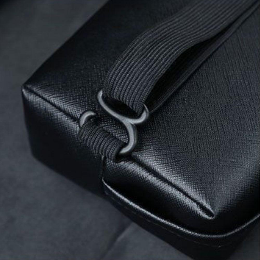 Hanging Type Car Seat Back Tissue Box PU Leather Automotive Paper Towel Holder  Auto Storage