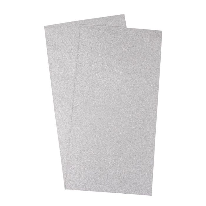 Cire à décorer, argent, 20x10cm, 2 pces