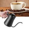 650ml Hanging Ear Hand Coffee Pot Stainless Steel Drip Type Coffeeware Tool with Thermometer