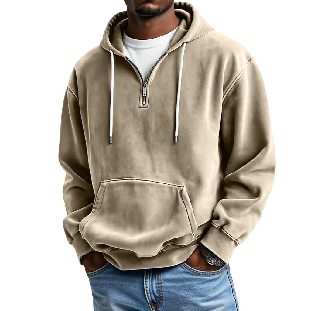 Мужской  Спортивный  Повседневный  С Длинными Рукавами  Капюшон  Худи