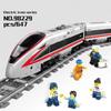 City Electric Express Passenger Train With Tracks Set Model Technical Building Blocks Bricks Gifts for Kids Childrens Boys Adult