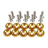 styling Car Fasteners M6 Car Modified Bolts License Plate Bolts Car Modified Washer JDM Washer