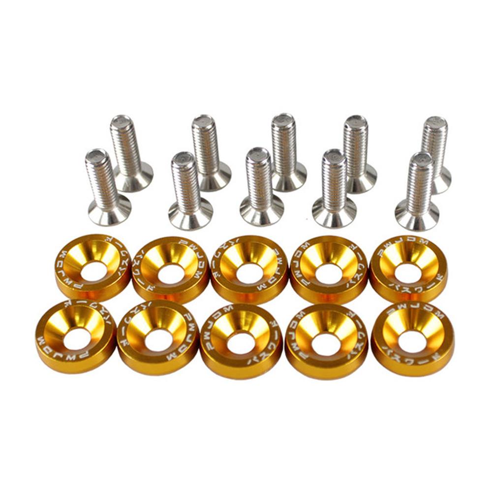 styling Car Fasteners M6 Car Modified Bolts License Plate Bolts Car Modified Washer JDM Washer