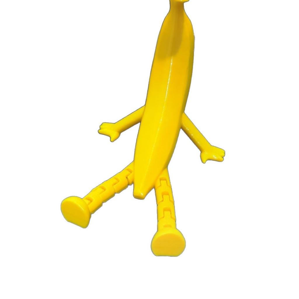 Модель банана с подвижными суставами, напечатанная на 3D-принтере, фигурка-антистресс, симуляция змеи, украшение для рабочего стола, пасхальные поделки, подарок
