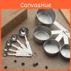 Versatile Stainless Steel Measuring Cups And Spoons Set For Baking Coffee And Sweet Treats