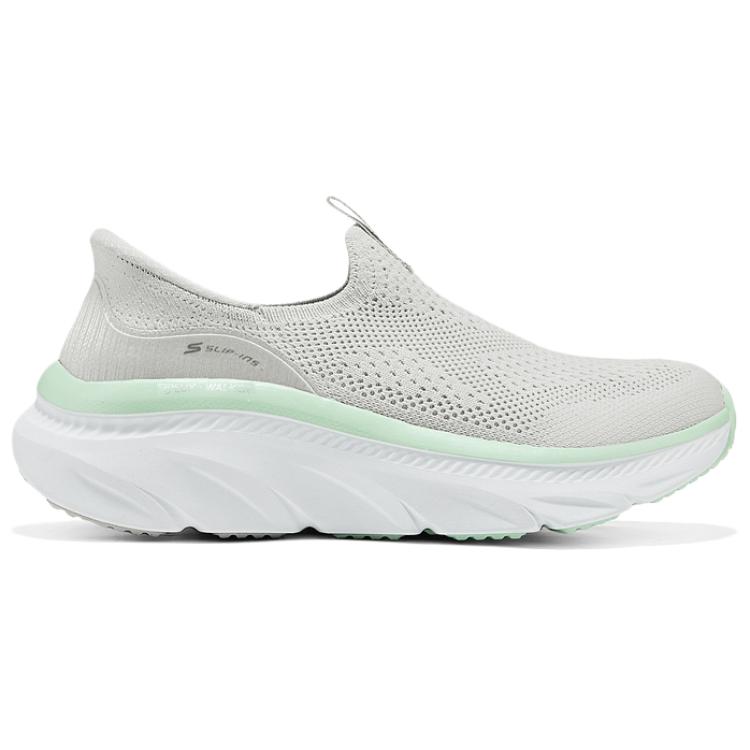 Skechers Спортивные Удобные Универсальные Прочные Дышащие Упругие Обувь для ходьбы Женская кроссовка Серый 150391-LTGY