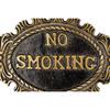 Изготовленная вручную табличка с надписью «Не курить», элегантная металлическая предупреждающая табличка для дома, офиса или бизнеса, стильная декоративная вывеска с четкой гравировкой