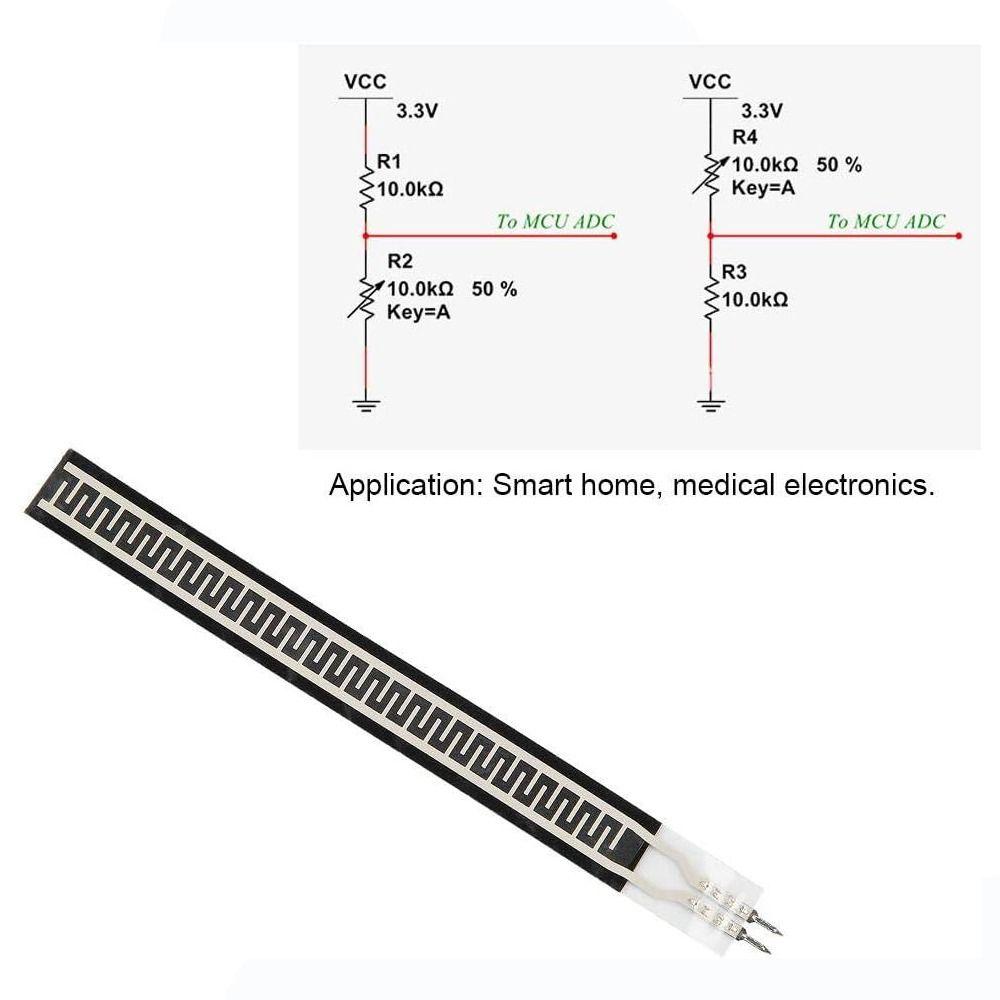Durable ZD10-100 Thin Film Pressure Sensor 0-500g Flex Sensor Bend Sensor Pressure Transducer Variety Items' Detecting