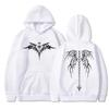 2025 popular wing print hoodie men's long sleeved fashionable sportswear unisex fashionable new street clothing casual