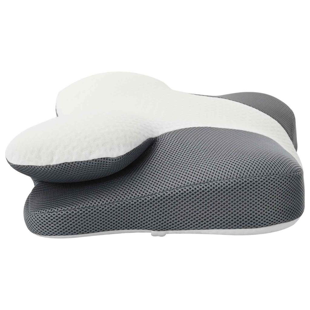 Neck Pillow White Memory Foam 57 x 36 x 13 cm