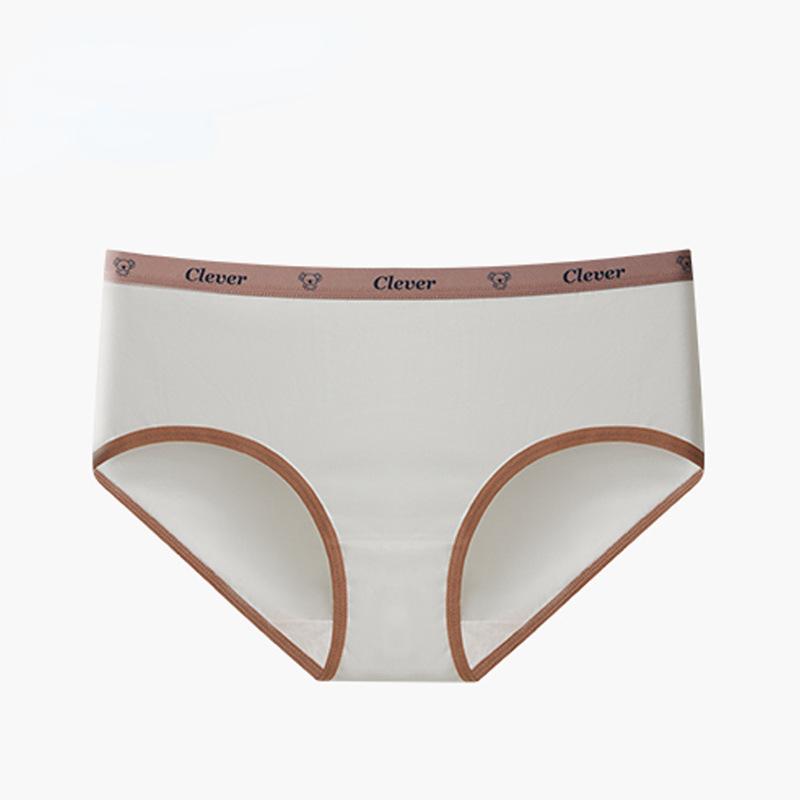 Женские трусики, дышащее нижнее белье, трусы для девочек, нижнее белье со средней талией