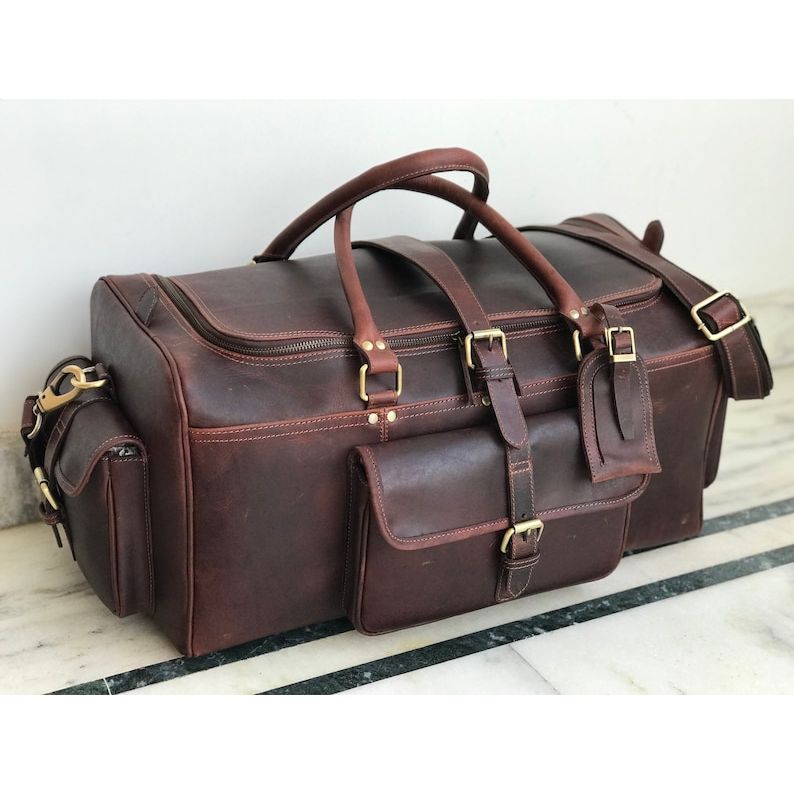 Дорожная сумка, подарок для него, свадебный подарок, сумка для выходных, персонализированный подарок, весенний кожаный подарок для него и для нее