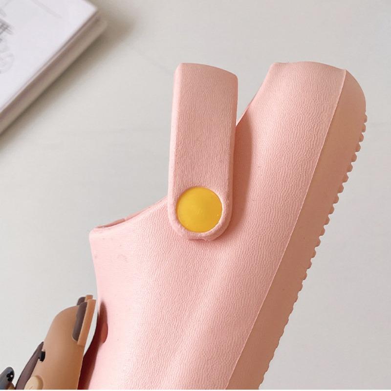 Детские тапочки Летние Мальчики Девочки Нескользящие Носимые Милые Детские Мультяшные Медвежьи Туфли Отверстия Оптовая Продажа Сандалии Для Малышей