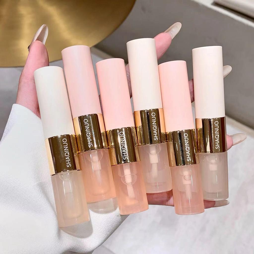 SHAQINUO Двусторонняя помада-дождевик с фиксированным цветом