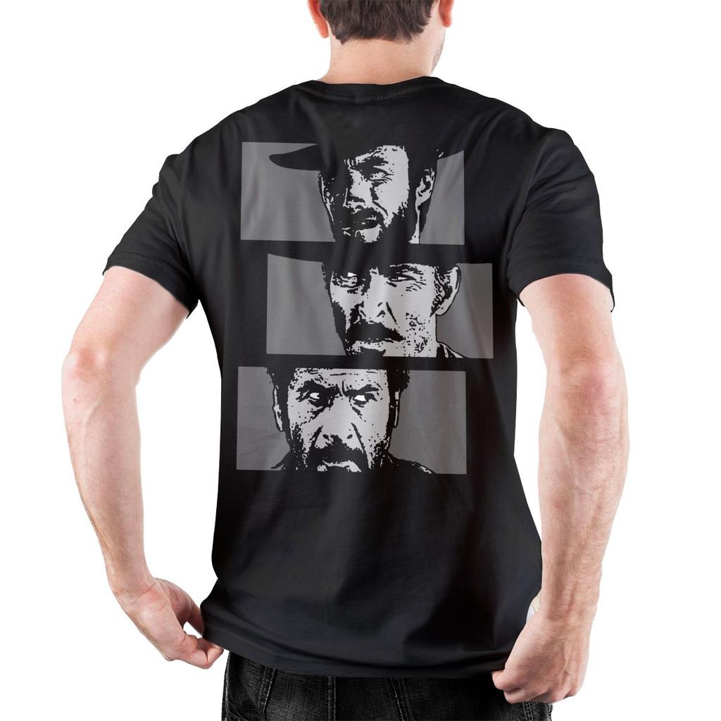 Men's Angel Eyes Tuco The Good The Bad And Ugly T Shirts Cowboy 100% Cotton Clothing Short Sleeve Tee Shirt Original T-Shirt