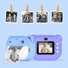 Kids Mini Instant Print Camera 2.0Inch IPS Screen Child Camera 24MP HD 1080P Video Selfie Video Camera Gift for Birthday/Holiday