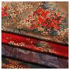 Printed Artificial Chinese Style Dress Tang Suit Clothing Fabric Cloth Soft Cheongsam Silk Gambiered Silk