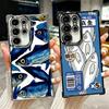 Чехол для телефона с рисунком соленой рыбы со скидкой для Samsung Galaxy S24 S25 FE S26 Edge S23 Ultra S22 S21 Plus S20 Противоударный с подушкой безопасности