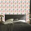 Christmas wallpaper white, peach center 50x1000