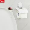 Nail-free Wall-mounted Tissue Box Punch-free Bathroom Toilet Paper Roll Stainless Steel Plastic Tissue Holder