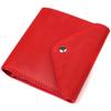 Wallet for Women Made of Matte Genuine Leather GRANDE PELLE Wallet 16811 Red